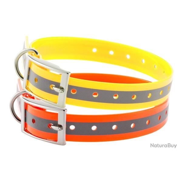 Collier pour chien - Country Jaune, 60cm (L) x 2,5cm (l)