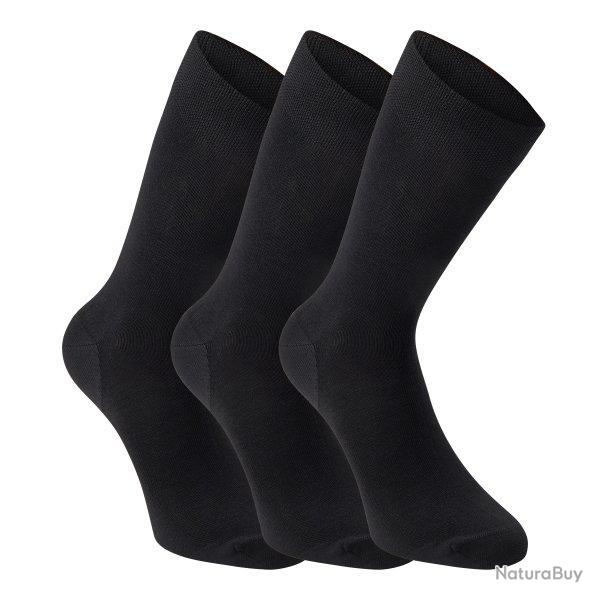 Deerhunter Bamboo Chaussettes 3-pack vert Black Ink, 36/39