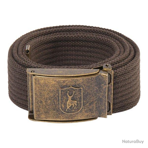 Deerhunter Canvas Belt Bark 1 CM Otter marron, 130 CM