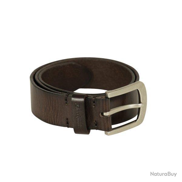 Deerhunter cuir Belt, width 4 cm Cognac marron 105 CM Dark marron, 115 CM