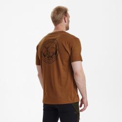 Deerhunter Easton T-shirt Driftwood Burnt Orange, XL