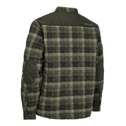 Deerhunter Elbert Padded Chemise Veste vert Check vert Check, 4XL