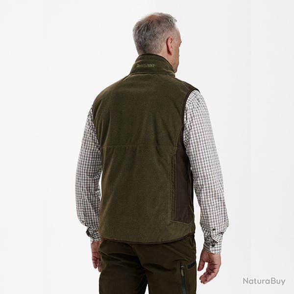 Deerhunter Gamekeeper Bonded Fleece Waistcoat Graphite vert Graphite vert, 3XL
