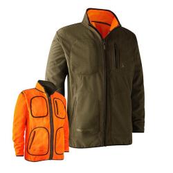 Deerhunter Gamekeeper Reversible Fleece Veste Orange Orange, S