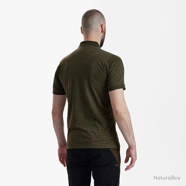 Deerhunter Gunnar Polo Chemise Adventure vert melange Adventure vert melange, 2XL