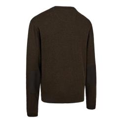Deerhunter Harrington O-neck Knit Forest Ember Melange marron Melange, 2XL
