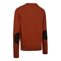 Deerhunter Harrington V-neck Knit Forest Ember Melange Oak Rust Melange, 2XL