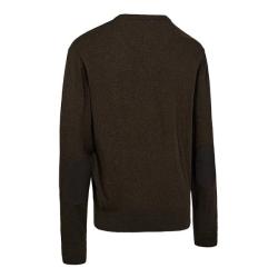Deerhunter Harrington V-neck Knit Forest Ember Melange marron Melange, 2XL