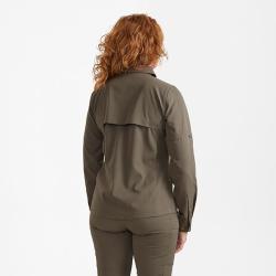 Deerhunter Lady Canopy Chemise Forest vert Stone Grey, 44