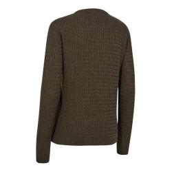 Deerhunter Lady Harrington Cable Knit Forest Ember Melange marron Melange, 46