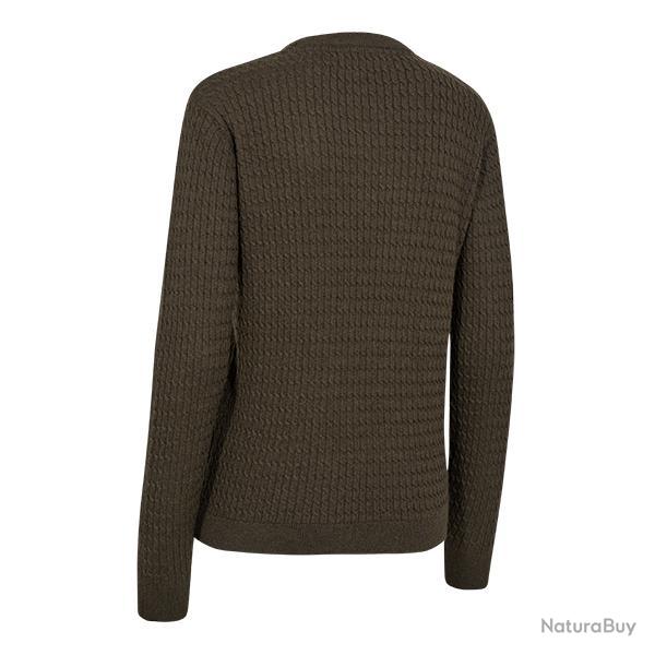 Deerhunter Lady Harrington Cable Knit Forest Ember Melange marron Melange, 46