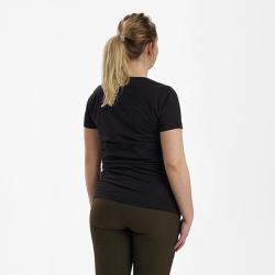 Deerhunter Lady Logo T-shirt Butternut Black, 46