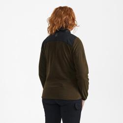 Deerhunter Lady Northward Fleece Veste Hickory Chestnut marron, 38
