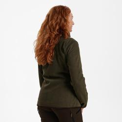 Deerhunter Lady Pam Bonded Fleece Veste - reversible Orange Orange, 40