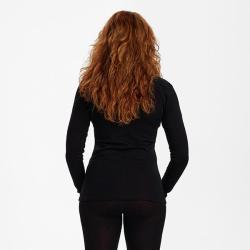 Deerhunter Lady Quinn Merino &frac12;-Zip Undershirt Black Oak Black Oak, 40