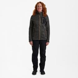 Deerhunter Lady Sarek Knitted Veste Butternut melange Dark Grey melange, 46