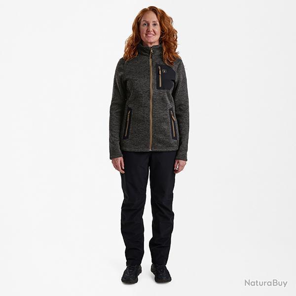 Deerhunter Lady Sarek Knitted Veste Butternut melange Dark Grey melange, 42