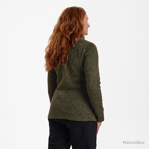 Deerhunter Lady Sarek Knitted Veste Butternut melange Olive Night melange, 46