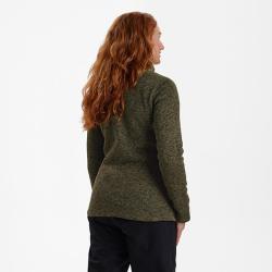 Deerhunter Lady Sarek Knitted Veste Butternut melange Olive Night melange, 44