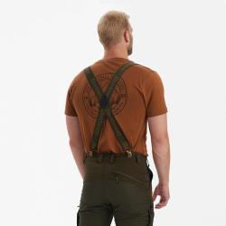 Deerhunter Logo Braces with clips Art vert 120 CM