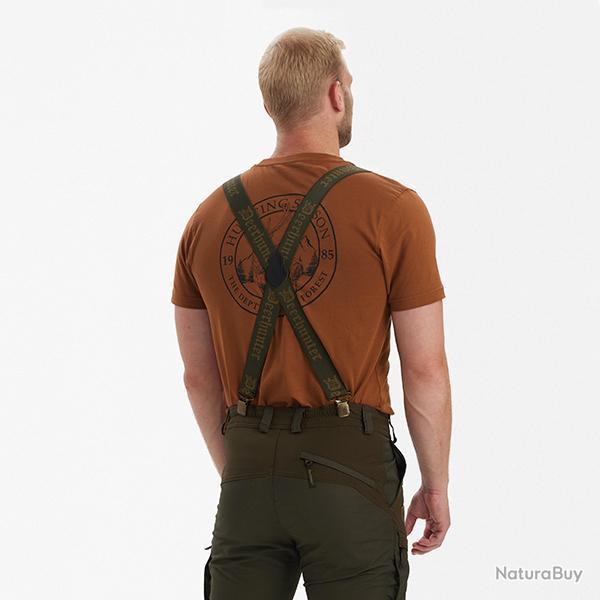 Deerhunter Logo Braces with clips Art vert 120 CM