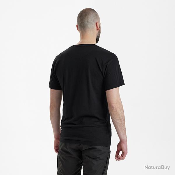 Deerhunter Logo T-shirt Butternut Black, L