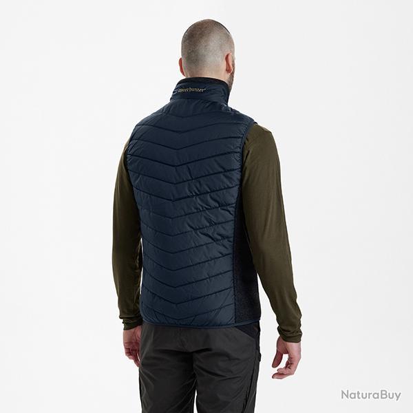 Deerhunter Moor Padded Waistcoat couleur bois Dark Blue, 5XL