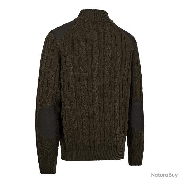 Deerhunter Randall �-Zip Knit Art vert Art vert, 2XL