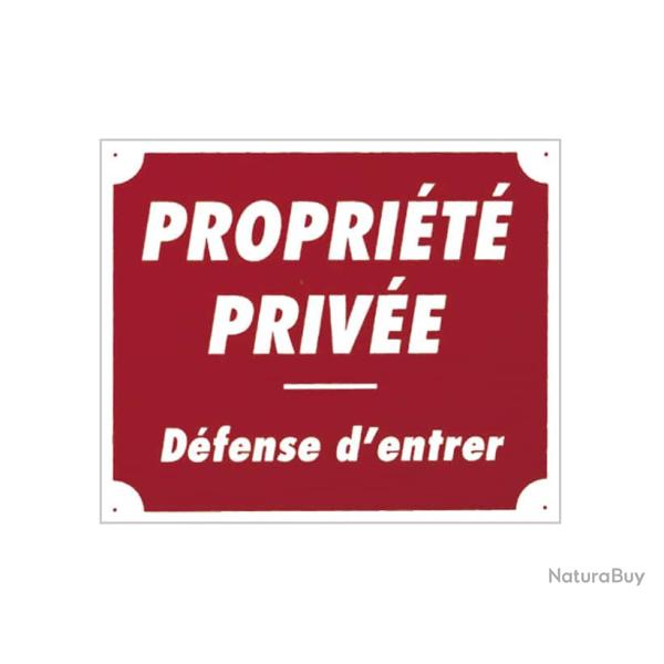 Panneau akilux ''Propri�t� priv�e'' 30 x 25 cm