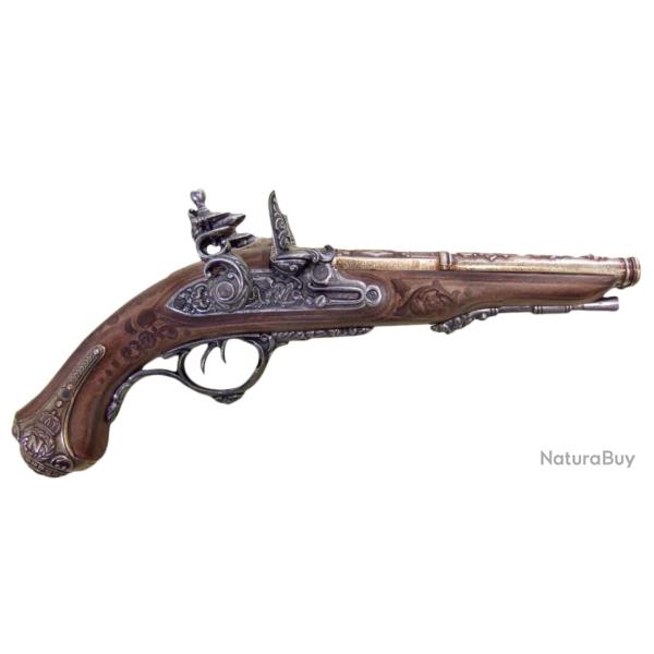 R�plique d�corative Denix de pistolet fran�ais � 2 canons 1806