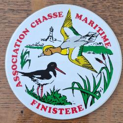 autocollant chasse , gibier d'eau ,association