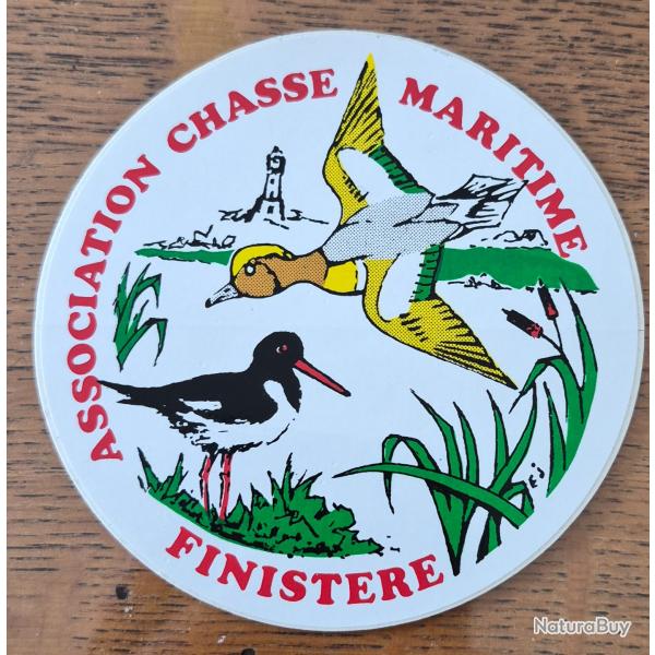 autocollant chasse , gibier d'eau ,association