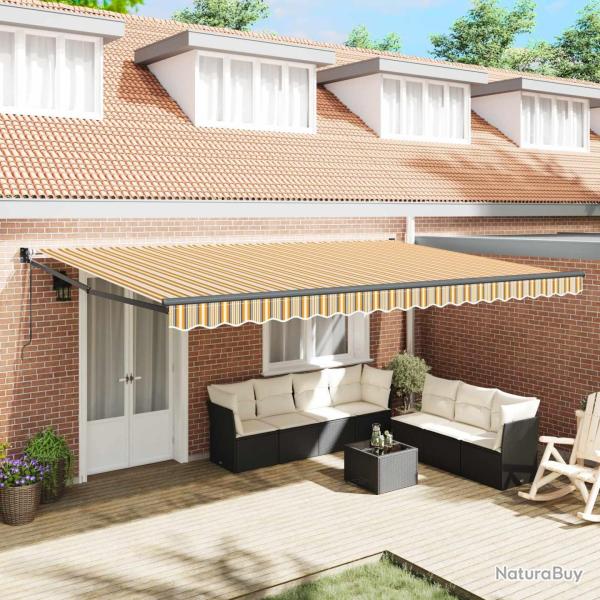 Auvent Multicolore 500 x 300 x 165 cm Polyester et m�tal