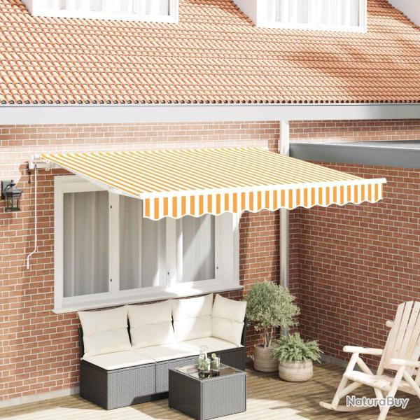 Auvent R�tractable Jaune 300 x 200 cm tissu