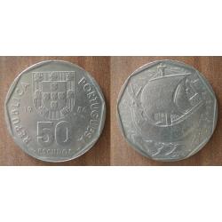 Portugal 50 Escudos 1986 Neuve Piece Bateau Europe Centavo Escudo