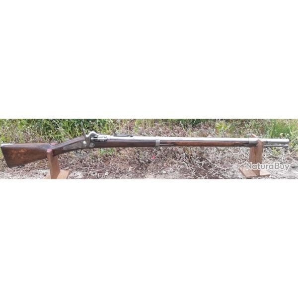 Carabine de chasseur Mdle 1857/67  � tabati�re Marine