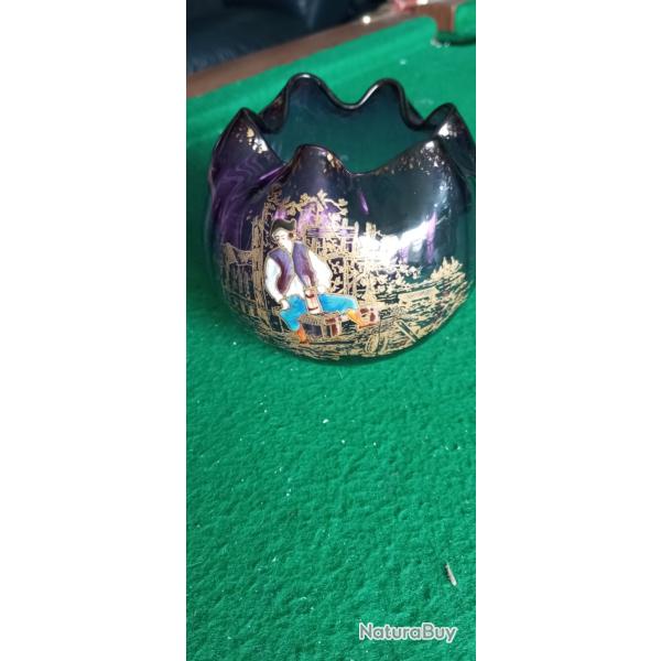 Vase en cristal de boh�me Rossler dlg legras
