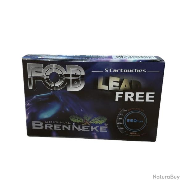 BALLES BRENNEKE GREEN CAL 12/70 20G X5 - FOB
