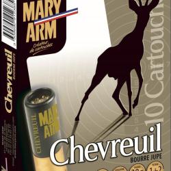 CARTOUCHES CHEVREUIL 12/70 38G BJ N1+2 X10 - MARY ARM