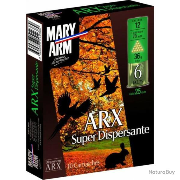 CARTOUCHES SUPER ARX 12/70 36G X25 - N 6 - MARY ARM