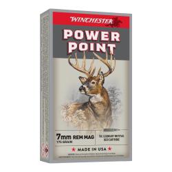 BALLES 7RM POWER POINT 175GR - WINCHESTER