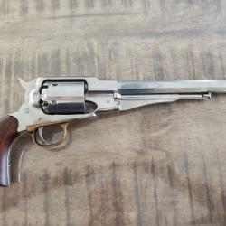 Revolver poudre noire Remington 1858 Inox Cal.44