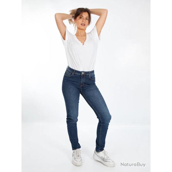 Jeans COMPLICES Anna Taille Haute STRETCH stone pour femme