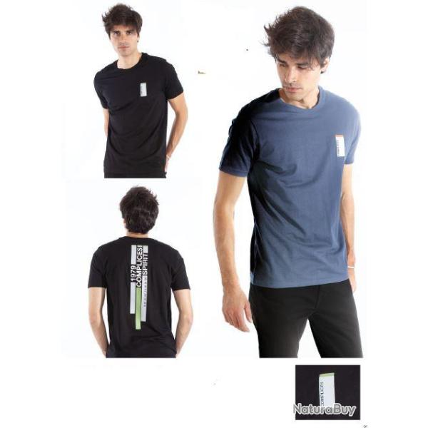Tee shirt manches courtes BONO Bleu
