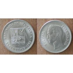 Venezuela 25 Centimos 1965 Simon Bolivar Piece Embleme