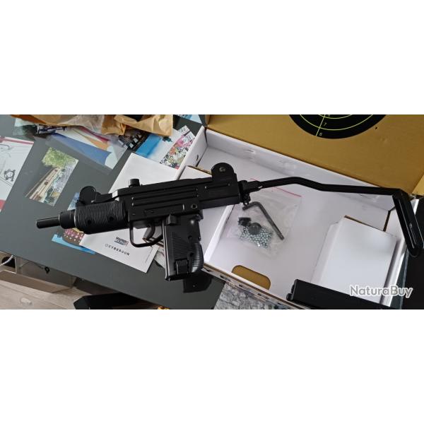 Pistolet co2 "Swiss Arm", 2 � 3 joules ,diam�tre 4,5 mm, d�brayable rafale ou coup par coup, neuf