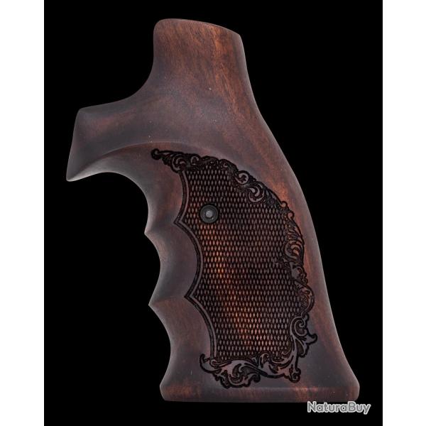 POIGNEE BOIS ERGONOMIQUE REVOLVER S&W carcasse K/L