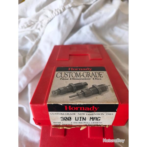 Jeu d'outils hornady custom grade 300 winchester magnum