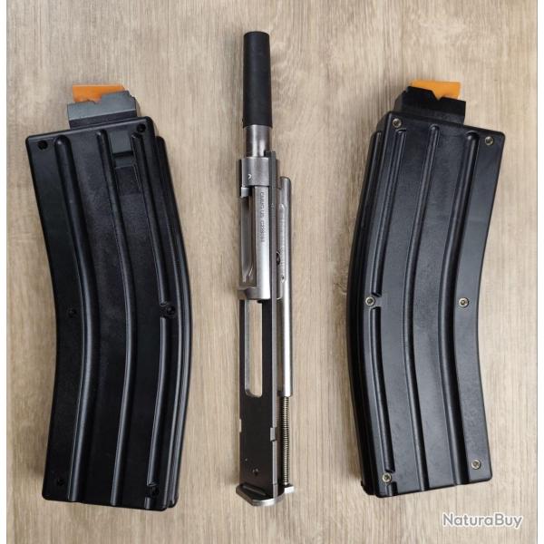 Conversion .22 LR pour AR15 - CMMG BRAVO - 2 chargeurs (Occasion)