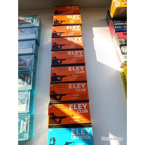 Lots balles Eley Club